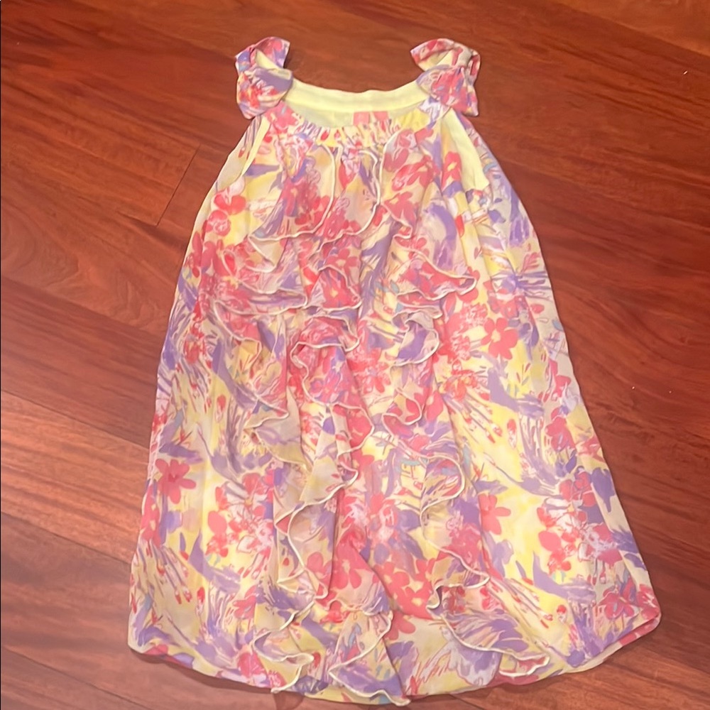 Hype girls Floral Ruffle Dress size 8